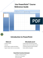 "How To Use Powerpoint" Course Reference Guide