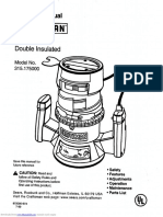 Owner's Manual: Double Insulated