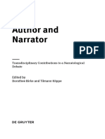 Birke, Dorothee & Köppe, Tilman (Eds.) (2015) - Author and Narrator. Transdisciplinary Contributions To A%2 PDF