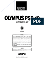 Olympus PSD-10 ESU - User Manual PDF