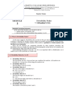 Ema Emits College Philippines: Divisibility Rules (Number 1-20)