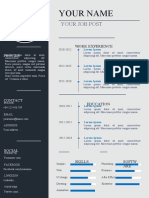 Resume CV Template Khanhtrannet