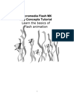 Macromedia Flash MX Key Concepts Tutorial: Learn The Basics of Flash Animation