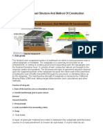 Components of Road Structure and Method of Construction