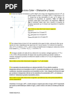 Ejercicios Calor y Dilatación - Extendido V2