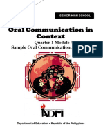 Oral Com. Module 4 PDF