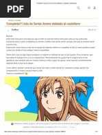 Completar - Lista de Series Anime Doblado Al Castellano - Mediavida