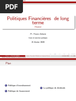 Politiques Financières de Long Terme: Finance