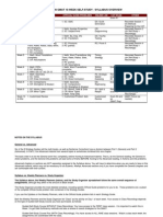 Syllabus-10 Week Self-Study 2009 05 15