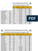 % y cATEQUISTAS SANTA CATALINA 2020