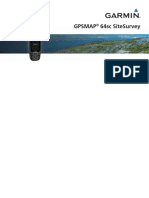 Gpsmap 64Sc Sitesurvey: Owner'S Manual