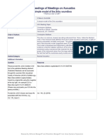 Proceedings of Meetings On Acoustics: A Simple Model of The Erhu Soundbox