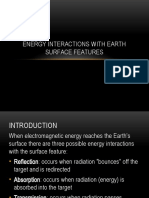 Energy Interactions With Earth Surface Features