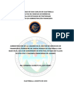 Administración de Liquidez Con Base Al Ciclo de Conversión de Efectivo PDF