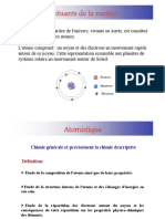 Structure de La Matière - E-Cours