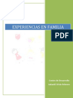 Experiencias en Familias