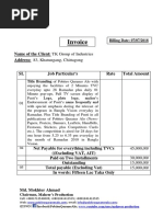 Bill For TK Group