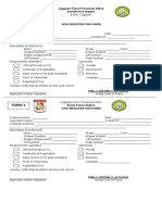 Form 1visa Registration Form