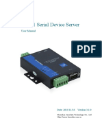 NP301 Serial Device Server: User Manual