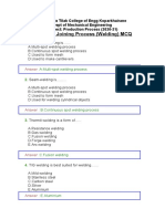 Module 2 Joining Welding MCQ