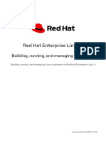 Red Hat Enterprise Linux 8: Building, Running, and Managing Containers