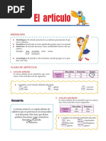 Tema 3 - El Artículo