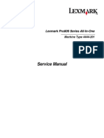 Service Manual: Lexmark Pro800 Series All-In-One