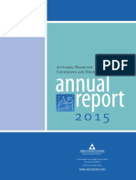 Annual: Actuarial Board For Counseling and Discipline
