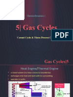 5 Carnot & 3 Processes Cycles