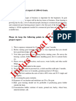 Goat Farming Project Report of (100+4) Goats