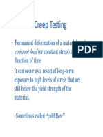 Creep Testing PDF