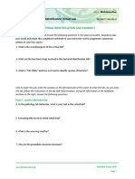 Bacterial Identification Lab Worksheet