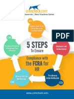 5 Steps To Ensure Compliance With The FCRA