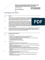 Standard Specification For Corrugated Steel Structural Plate, Zinc-Coated, For Field-Bolted Pipe, Pipe-Arches, and Arches