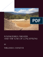 William S. Haney II - Postmodern Theater & The Void of Conceptions-Cambridge Scholars Publishing (2006) PDF