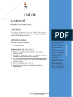 Memorial de Calculo Proteção Via Guarda Corpo PDF