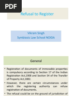 AM XI Refusal To Register