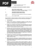 Informe N 33-2020 Recuperación de Horas de Docente Contratado