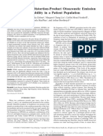 High-Frequency Distortion-Product Otoacoustic Emission Repeatability in A Patient Population