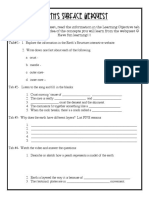 Earth's Surface Webquest PDF