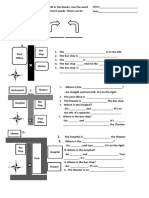 Directions Prepositions and Maps Worksheet