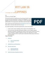 Nonprofit Law in The Philippines: International Center For Not-for-Profit Law Lily Liu