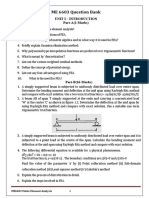 ME 6603 Question Bank: Unit I - Introduction Part-A (2-Marks)