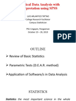 Statistics and Parametric Tests