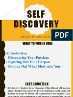 Self Discovery: Prepared By: Moses Zoe Phiri