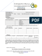 National Pension & Provident Fund: Personal Information