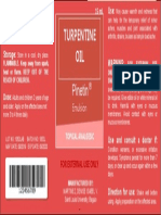 Turpentine Oil