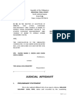 Judicial Affidavit - SWR Juan