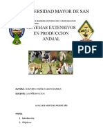 Sist. Extensivo de Prod. Animal - Servantes