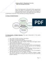 1.0 Market Structure:: Faculty of Business Studies, Jahangirnagar University EMBA 508: Managerial Economics